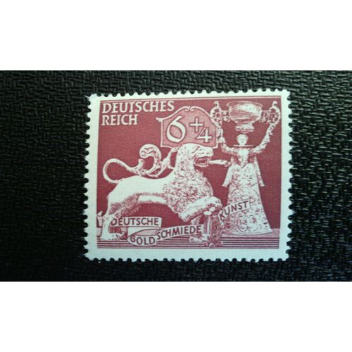 Timbre Allemagne - Deutsches Reich Yt 740 10 Ans De La Société Allemande D'orfèvrerie 1942