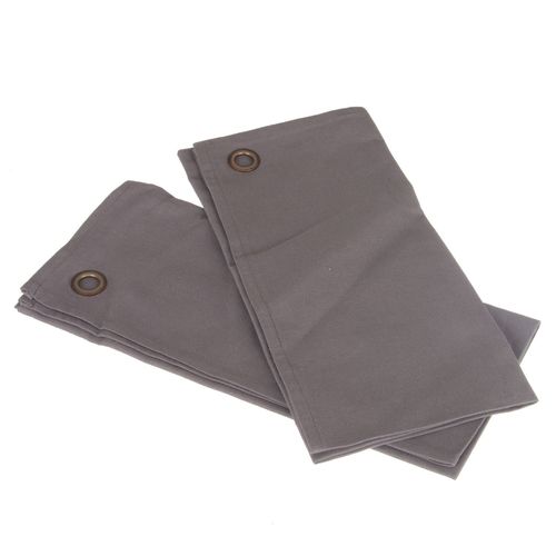 2 Torchons - Coton - Gris