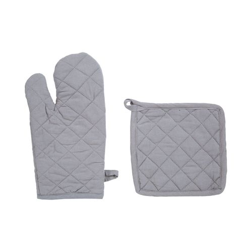 Gant Et Manique - Coton - Gris Clair