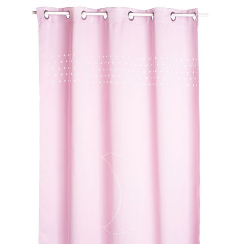 Rideau Occultant Lune - 140 X 260 Cm - Rose