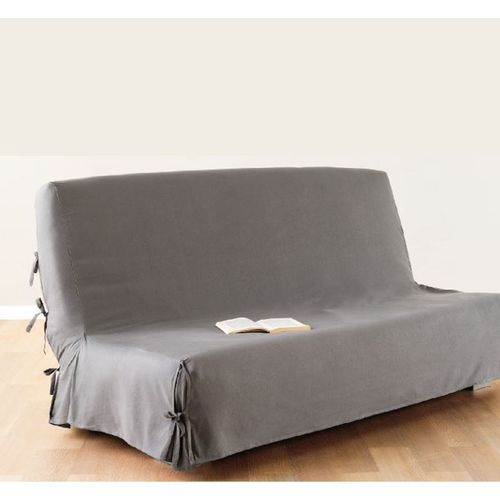 Housse Pour Clic-Clac À Nouettes Olive- 140 X 200 Cm - Gris Clair
