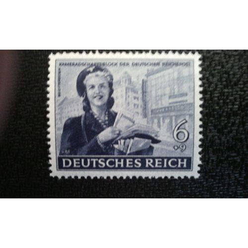 Timbre Allemagne - Deutsches Reich Yt 805 Bloc De Compagnonnage De L'empire Post Allemand 1944