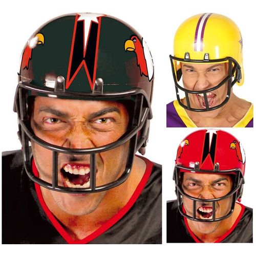 Casque Football Américain (Couleur Rouge)