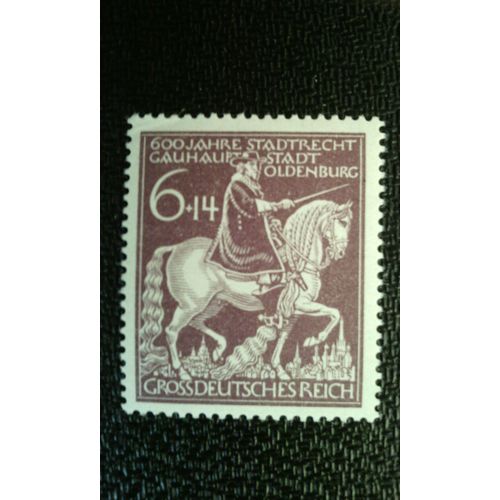Timbre Allemagne - Deutsches Reich Yt 814 Comte Anton Günther D'oldenburg Et Delmenhorst (1583-1657) 1945