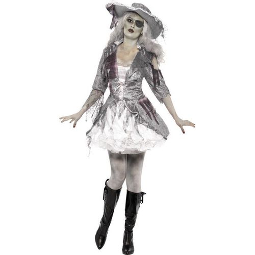 Déguisement De Fantôme De Femme Pirate À Trésors Plusieurs Tailles (Taille Xs)