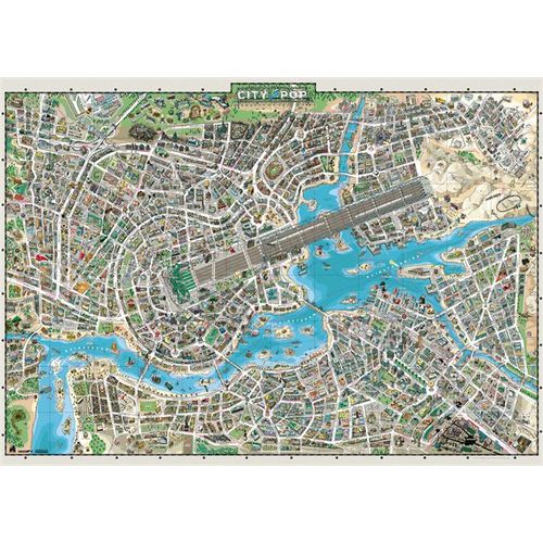 Puzzle 2000 Pièces City Of Pop