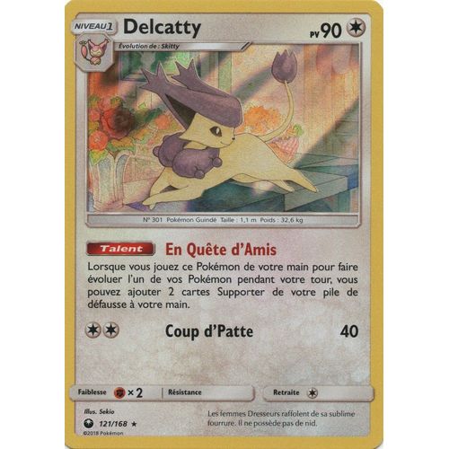 Delcatty 121/168 Rare Tempête Céleste Sl7 Fr