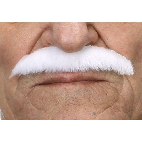 Moustache Blanc De Grand-Père