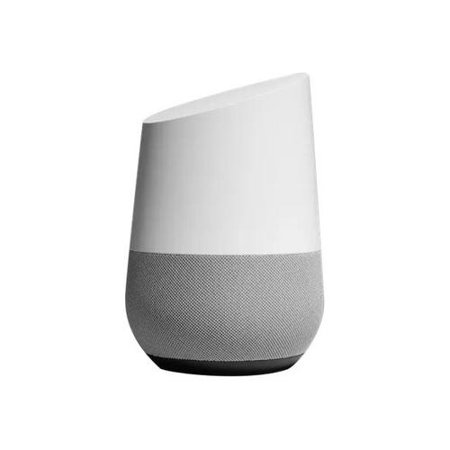 Google Home - Assistant vocal enceinte intelligente sans fil - Blanc