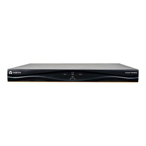 Avocent MergePoint Unity 8032DAC - Commutateur KVM - Géré - CAT5 - 32 x KVM port(s) - 1 utilisateur local - 8 utilisateurs IP - de bureau, Montable sur rack