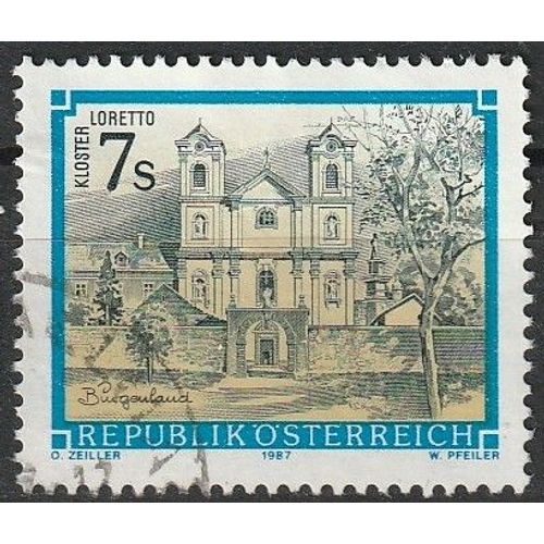 Série Abbayes Et Monastères, Timbre Autriche Oblitéré "Klooster Loretto" 1987 N° 1723