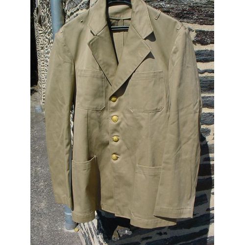 Veste Marine Francaise Tenue De Sortie Sable Epoque Indochine