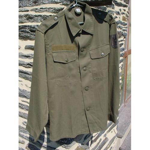 Armee Autrichienne Chemise Kaki Neuve De Destockage