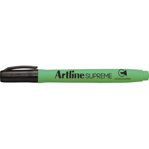 Carpentras Sign Lot De 3 Surligneurs Highlighter "Supreme Epf-600" Pointe Biseautée 1 & 4 Mm Vert Fluo