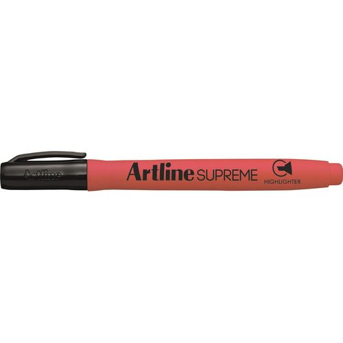 Carpentras Sign Surligneur Highlighter "Supreme Epf-600" Pointe Biseautée 1 & 4 Mm Rouge Fluo