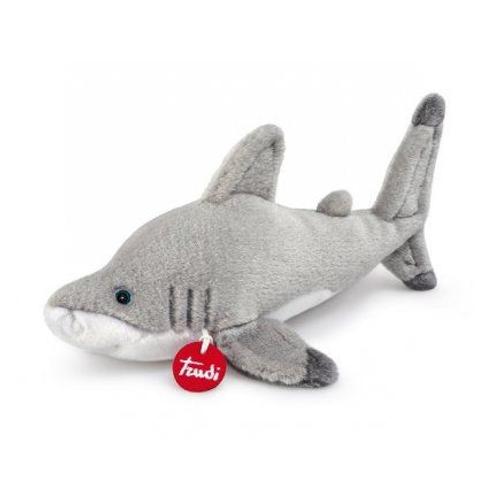 Peluche Requin Bleu 33cm - Peluche Licence Trudi - Animaux Aquatique