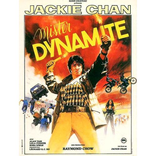 Mister Dynamite (Long Xiong Hu Di - Operation Condor 2) - Véritable Affiche De Cinéma Pliée - Format 40x60 Cm - De Et Avec Jackie Chan, Alan Tam, Lola Former - 1987