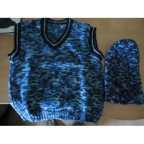 Pull Manche Courte En Laine