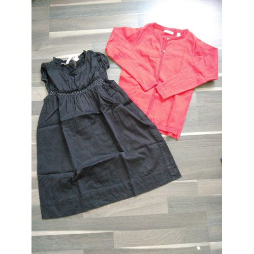Ensemble Robe + Gilet Okaidi 8 Ans