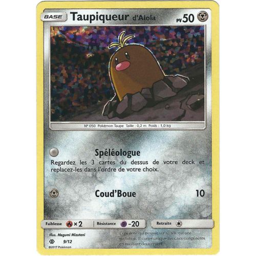 Taupiqueur D'alola Pv50 Edition Mc Donald's 2017 09/12