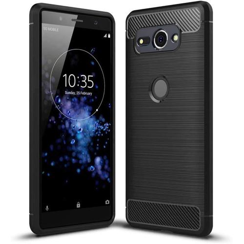 Coque Slim Noir Pour Sony Xperia Xz2 Compact Silicone Cover