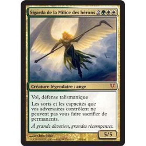 Sigarda, Host Of Herons - Promo Oversized Carte Géante - (Sigarda De La Milice Des Hérons) - Magic