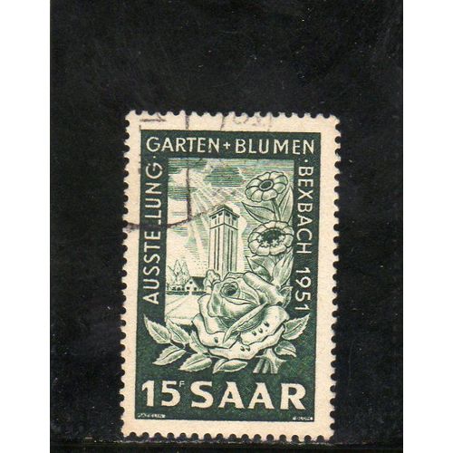 Timbre-Poste De Sarre (Exposition Horticole De Mittelbexbach)