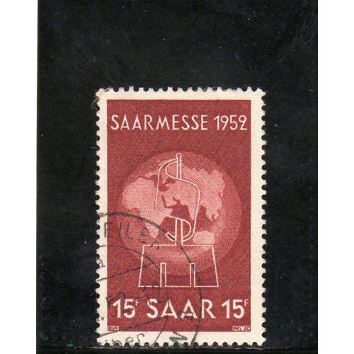 Timbre-Poste De Sarre (Foire De Sarrebruck)