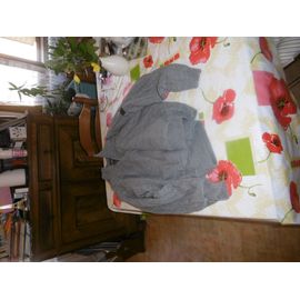 Veste Grise Homme 50 % Laine 50 % Acrylique Taille L