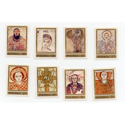 Pologne- Série De 8 Timbres Neufs- Découvertes Archéologiques