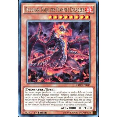 Yu Gi Oh Dogoran Kaiju Des Flammes Enragées Core Fr087