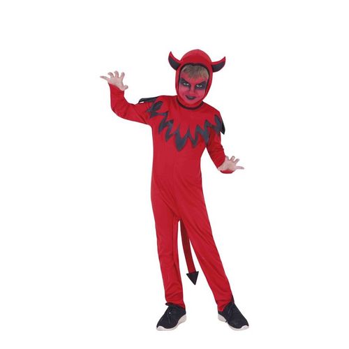 Déguisement De Diable Rouge Pour Enfant (Taille 5-7a)