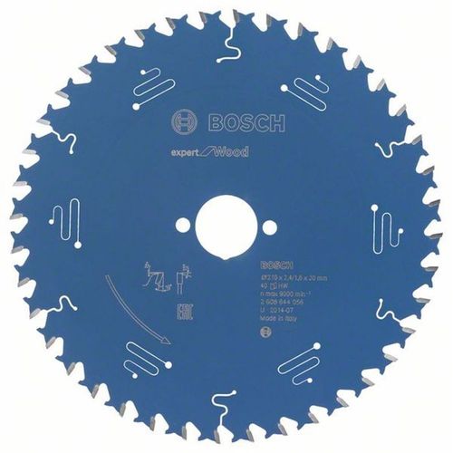 Lame pour scie circulaire expert for Wood 210x30x2.4/1.6x40 T