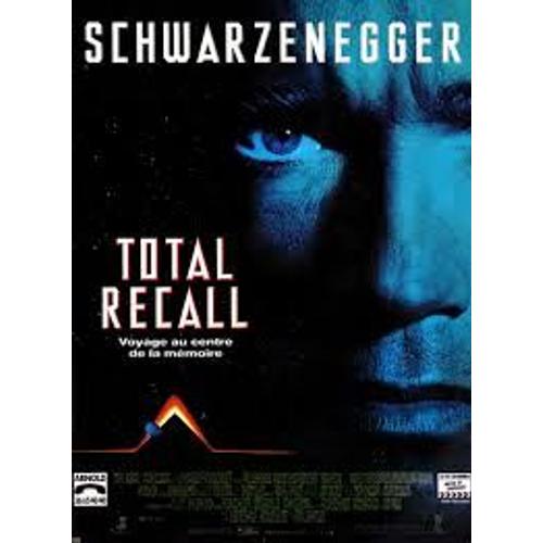 Total Recall De Paul Verhoeven Avec Arnold Schwarzenegger, Sharon Stone... - Affiche Originale De Film Format 120 X 160 Cm