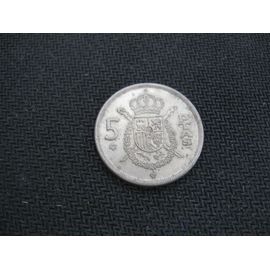 Pièce 5 Pesetas Espagne 1975
