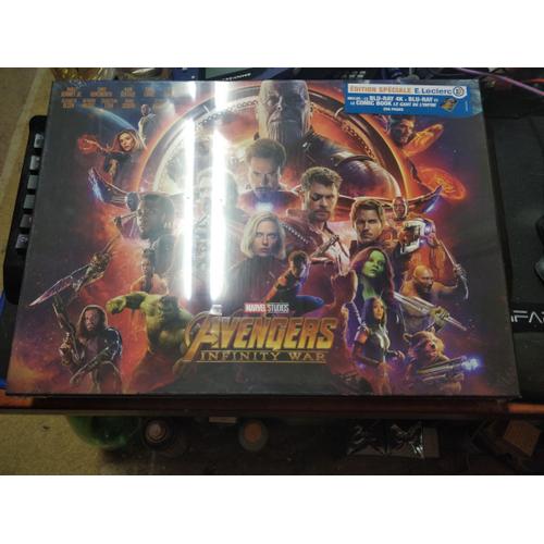 Avengers Infinity War - Steelbook Comics Book Le Gant De L'infini