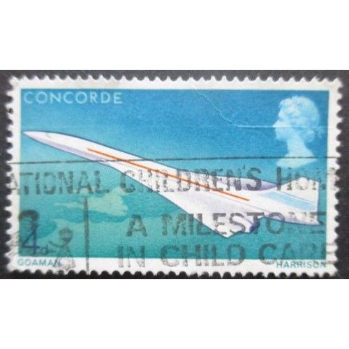 Royaume-Uni N°555 Concorde Oblitéré