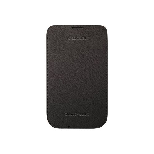 Samsung Efc-1j9l - Housse Pour Téléphone Portable - Cuir Synthétique - Marron Foncé - Pour Galaxy Note Ii