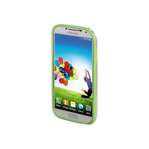 Hama "Edge Protector" Mobile Phone Cover - Coque De Protection Pour Téléphone Portable - Plastique - Vert, Transparent - Pour Samsung Galaxy S4