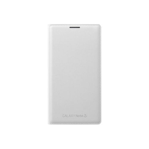 Etui Samsung Flip Cover Wallet Blanc Ef-Wn900bw Pour Galaxy Note 3