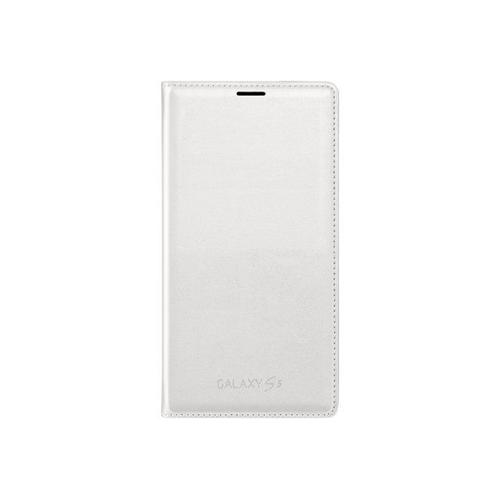 Samsung Flip Wallet Ef-Wg900 - Étui À Rabat Pour Téléphone Portable - Blanc - Pour Galaxy S5, S5 Neo