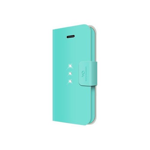 White Diamonds Crystal Wallet - Étui À Rabat Pour Téléphone Portable - Polyuréthane, Pet - Menthe