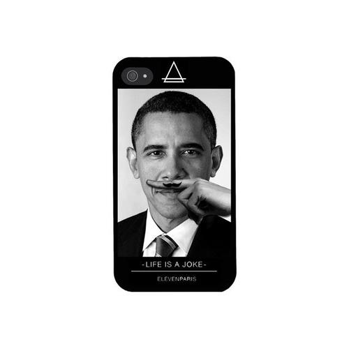 Eleven Paris Obama - Coque De Protection Pour Téléphone Portable - Polyuréthane - Noir