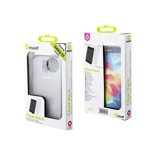 Muvit Crystal Case - Coque De Protection Pour Téléphone Portable - Clair - Pour Samsung Galaxy S5