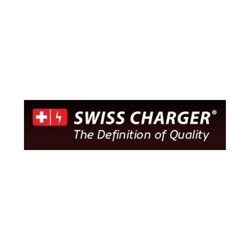 Swiss Charger - Étui À Rabat Pour Téléphone Portable - Synthétique - Noir - Pour Sony Xperia Z2