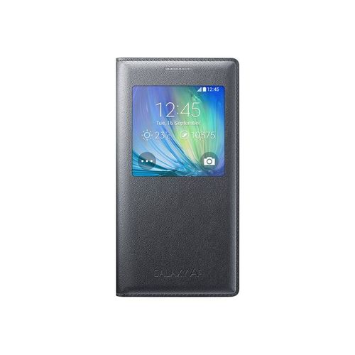 Samsung S View Ef-Ca500b - Étui À Rabat Pour Téléphone Portable - Charbon - Pour Galaxy A5