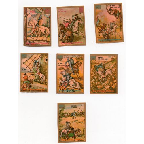 Guinée Équatoriale- Série De 7 Timbres Neufs Non Dentelés- Don Quichotte