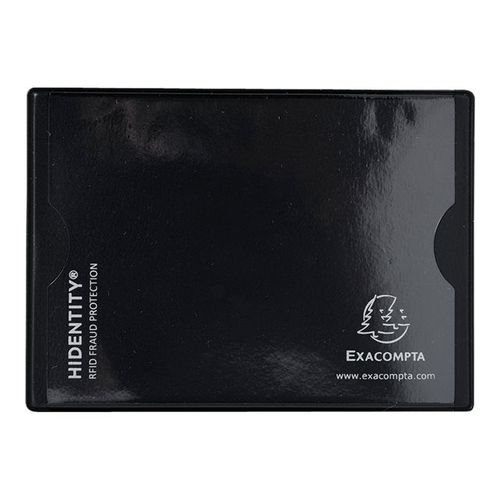 Exacompta Hidentity - Couverture De Protection De Document - Pvc - Noir