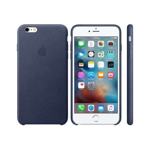 Apple - Coque De Protection Pour Téléphone Portable - Cuir - Bleu Nuit