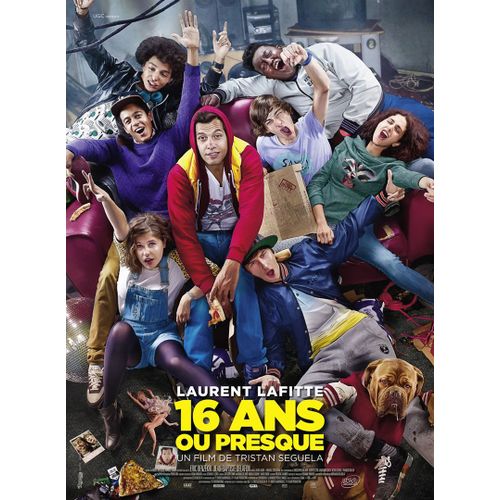 Affiche De Cinéma " 16 Ans Ou Presque " - Format 120x160 Cm Pliée - De Tristan Séguéla Avec Laurent Lafitte, Christophe Malavoy, Judith El Zein, Jonathan Cohen, Victor George - 2013